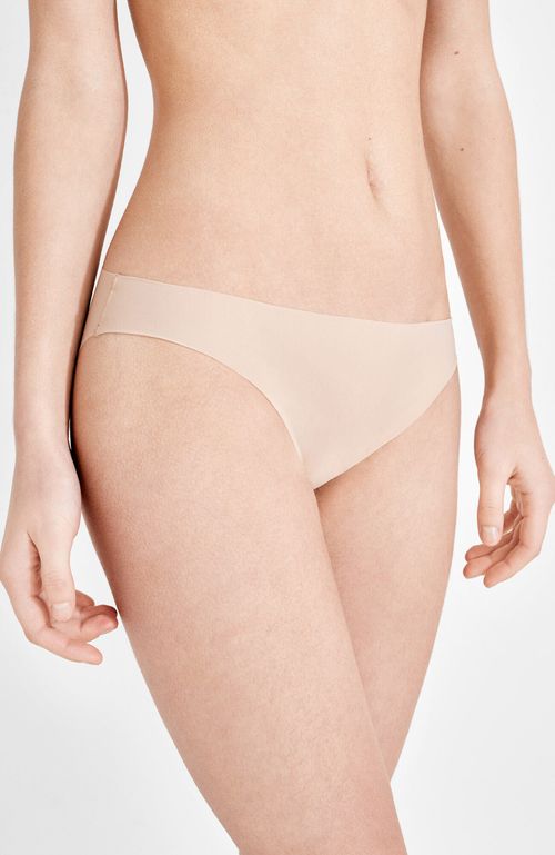 Calzón Pack 2 Women'Secret Hipster Invisible My Essentials Beige