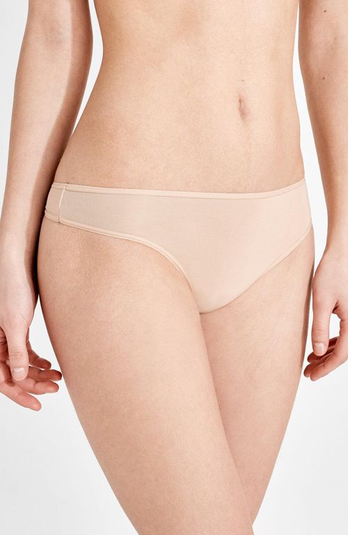 Calzón Pack 3 Women'Secret Colaless Microfibra My Essentials Beige