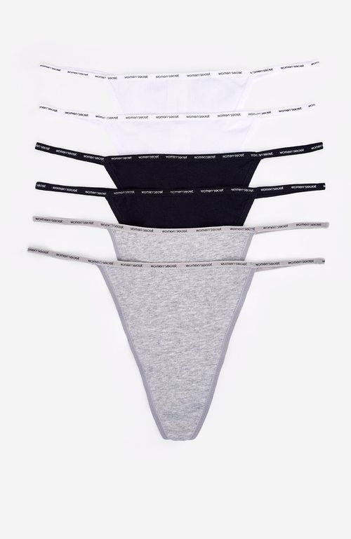 Pack 6 Calzones Women'Secret My Essentials Misceláneo Women'Secret My Essentials