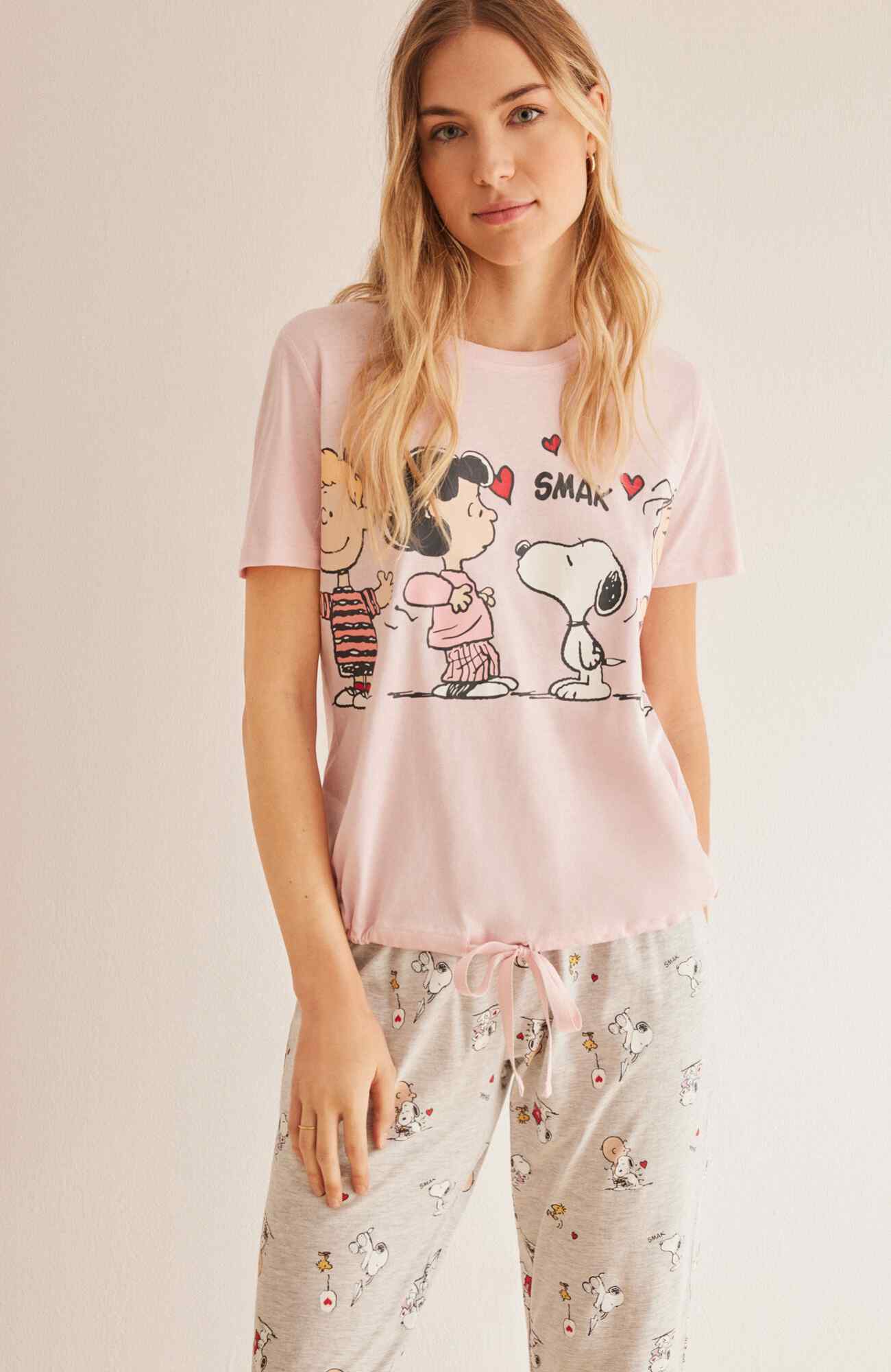 Pigiama Snoopy Donna Women'secret THE PEANUTS SNOOPY LUCKY ONES