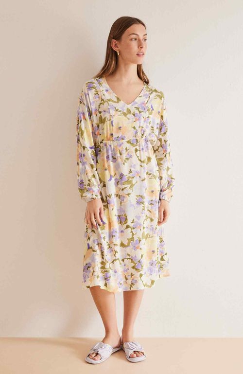 Vestido Midi Flores Multicolor Women'Secret Daily Shallow Frq