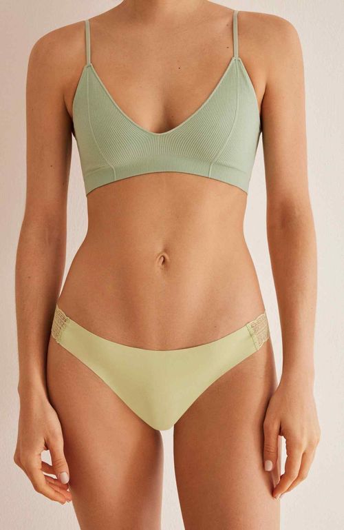 Colaless Clean Cut Encaje Café Medio Women'Secret Third Round