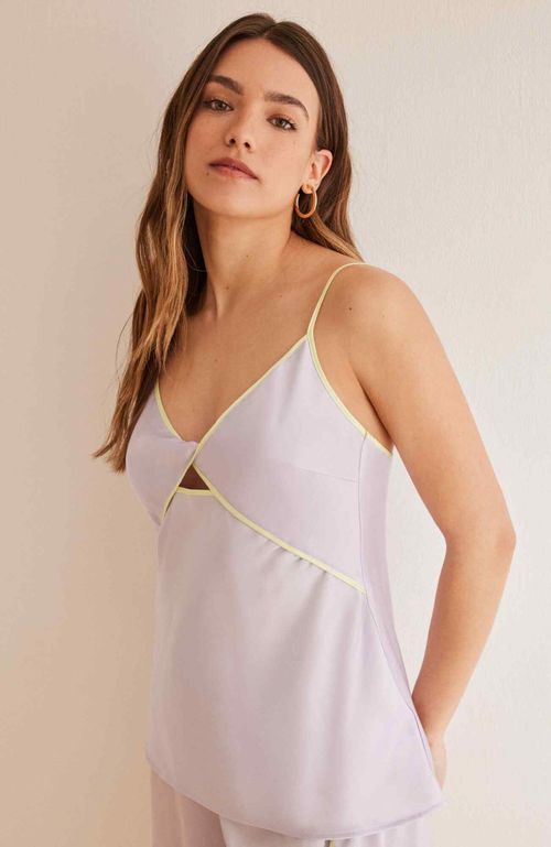 Pijama Tirantes Shorts Morado Women'Secret Summer Sense