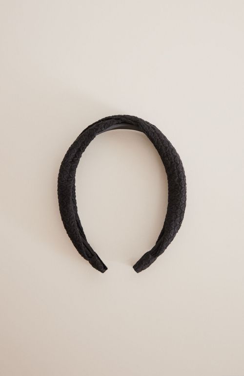 Cintillo Pelo Textura Negro Women'Secret Totem