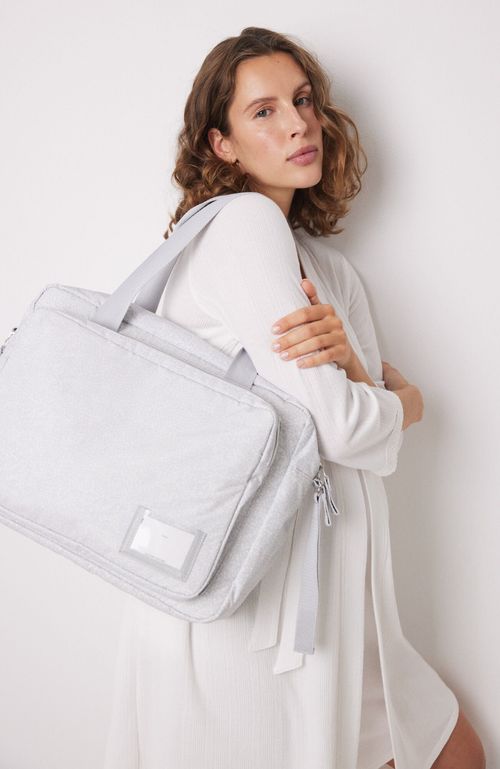 Bolsa Maternidad Estampado Allover Puntos Gris Oscuro Women'Secret