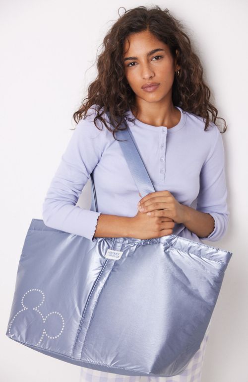 Bolso Grande Nylon Azul Morado Women'Secret