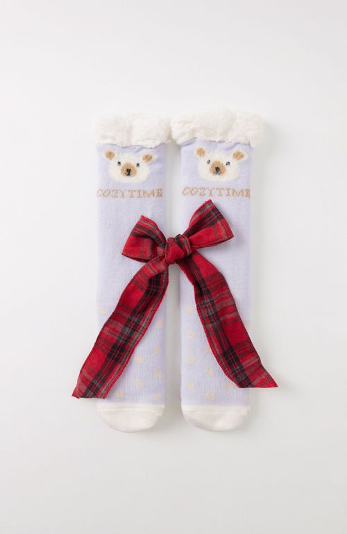 Calcetines Tricot Borreguito “Cozy Time” Azul Women'Secret