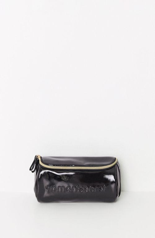Neceser Mediano Charol Negro Negro Women'Secret