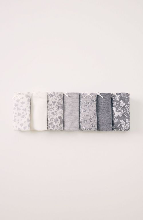 Pack 7 Colaless Algodón Tonos Grises Gris Oscuro Women'Secret