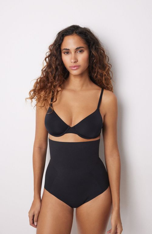 Calzón Alto Reductor Y Push Up Negro Negro Women'Secret