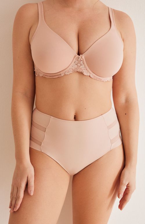 Calzón Reductor Alta Nude Tul Rosado Women'Secret