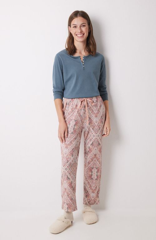 Pantalón Carrot Rosa Súper Soft Naranjo Women'Secret