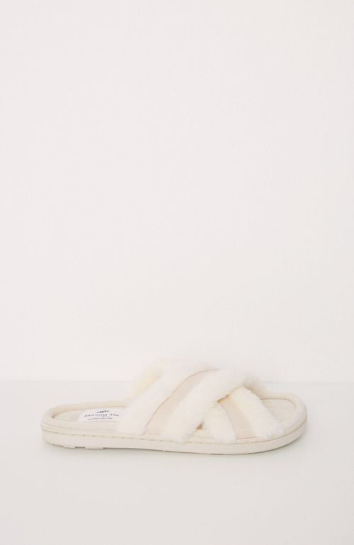 Pantuflas Acolchadas Beige Gris Women'Secret