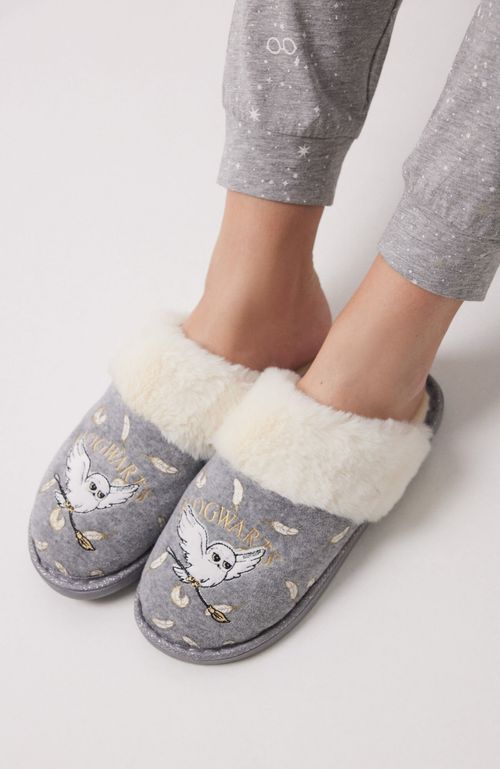 Pantuflas Hogwarts Gris Gris Women'Secret