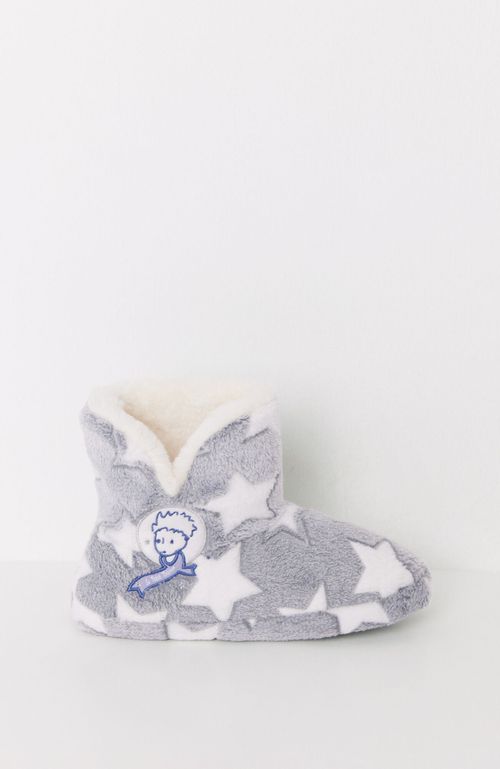 Pantuflas Botas Pelo "El Principito" Morado Women'Secret
