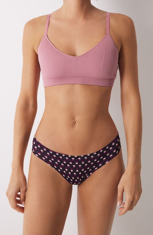 Calzón Brasileño Microfibra Clean Cut Morado Morado Women'Secret