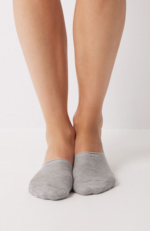 Calcetines Invisibles Grislúrex Gris Claro Women'Secret