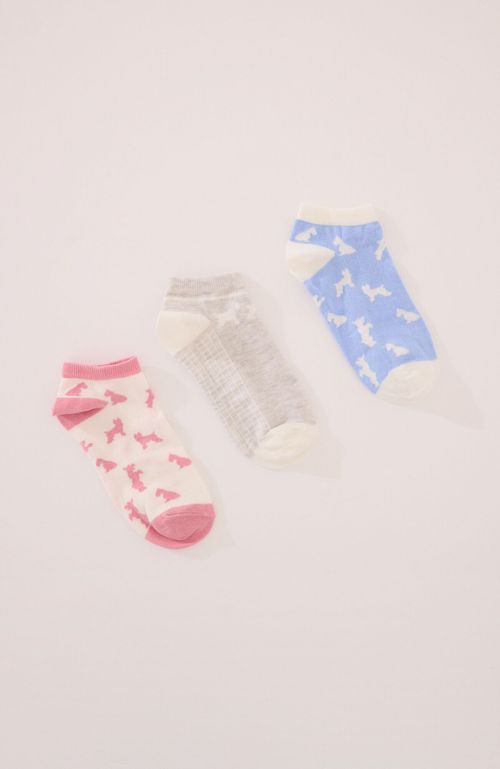 Pack 3 Calcetines Cortos Print Perritos Multicolor Women'Secret