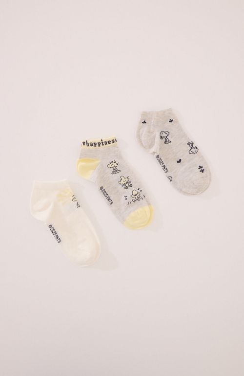 Pack 3 Calcetines Cortos Snoopy Multicolor Women'Secret