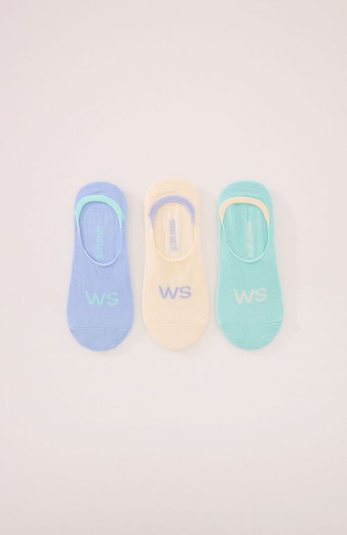 Pack 3 Calcetines Invisibles Algodón Ws Multicolor Women'Secret