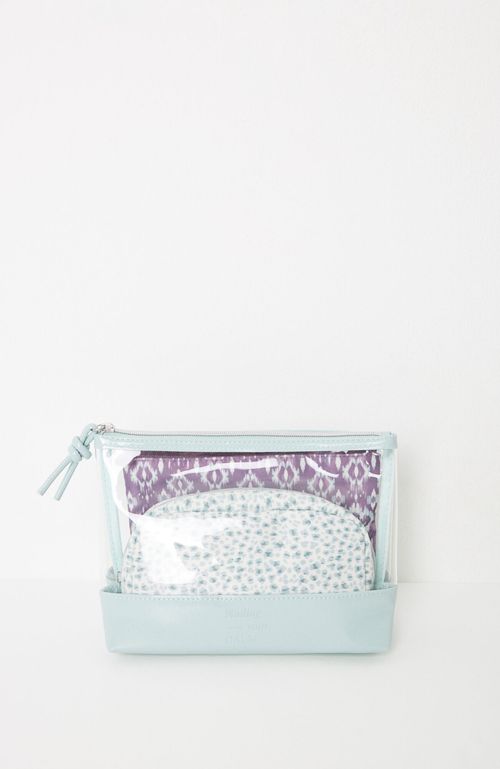 Pack 3 Neceseres Estampados Verde Women'Secret
