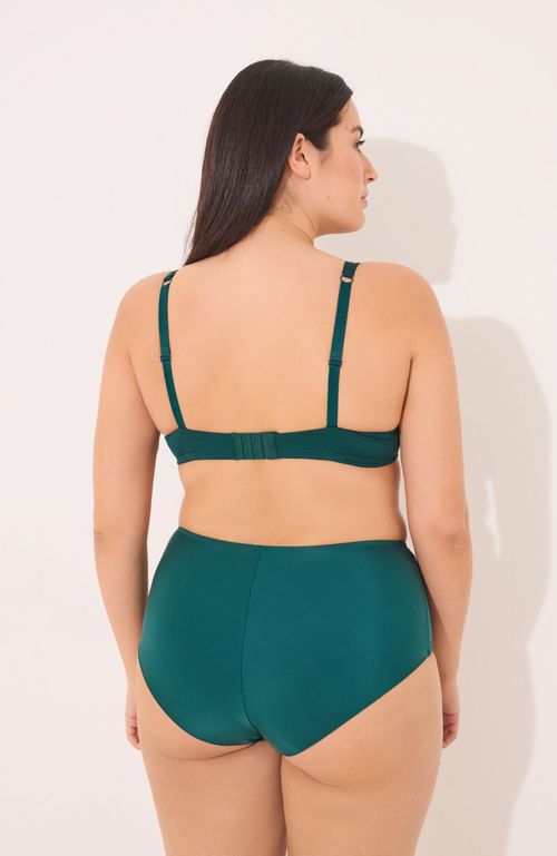 Calzón Alto Clásico Microfibra Verde Verde Women'Secret