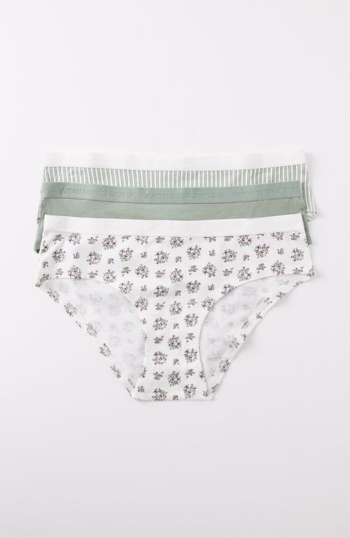 Pack 3 Calzones Anchos Algodón Logo Multicolor Women'Secret