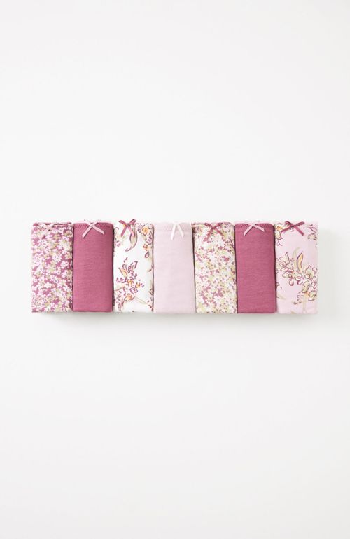 Pack 7 Calzones Clásicos Algodón Lisas Y Estampadas Multicolor Women'Secret