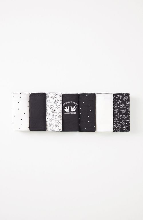 Pack 7 Colaless Algodón Lisas Y Estampadas B&W Multicolor Women'Secret