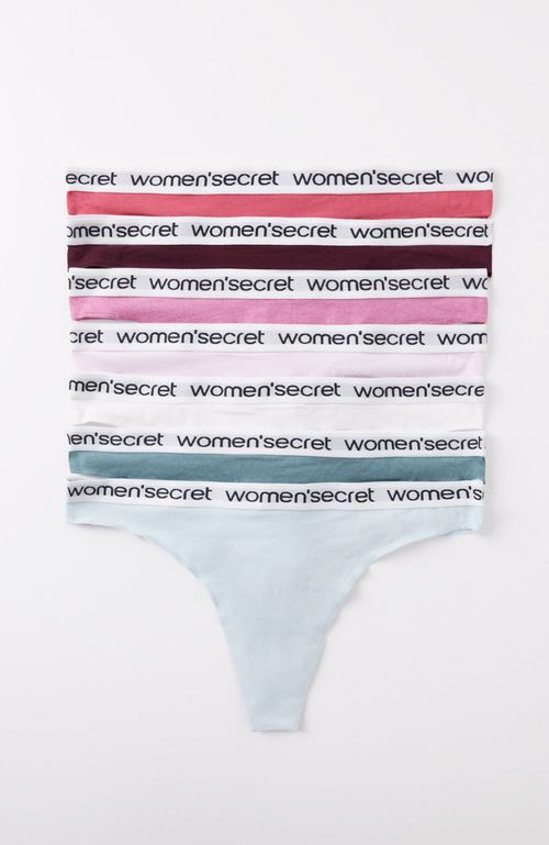 Pack 7 Colaless Algodón Logo Blanco Women'Secret