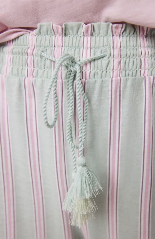 Pantalón Largo 100% Algodón Rayas Verde Women'Secret