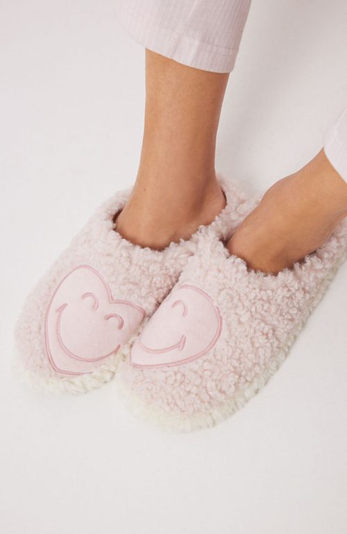 Pantuflas Borreguito Smiley Rosado Women'Secret