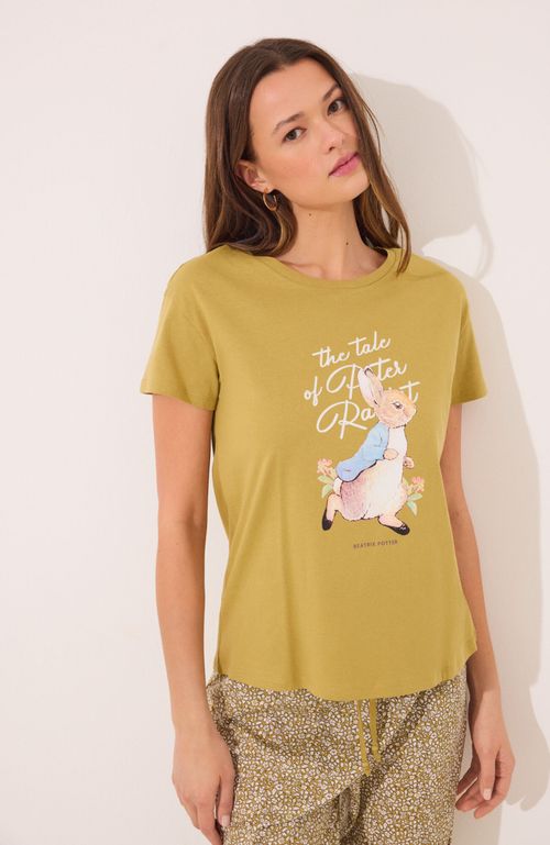 Pijama Capri 100% Algodón Print "Peter Rabbit" Verde Women'Secret