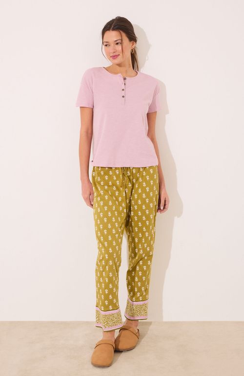 Polera Lisa Manga Corta 100% Algodón Rosa Rosado Women'Secret