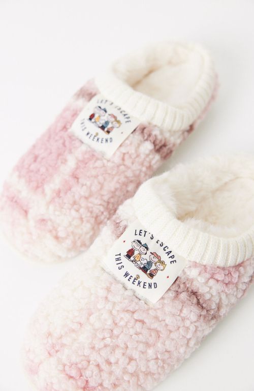 Pantuflas Borreguito Snoopy Blanco Women'Secret