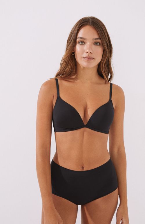 Charming Sostén Triangular Negro Negro Women'Secret
