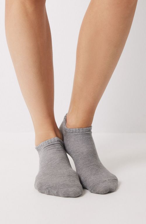 Pack 3 Calcetines Cortos Griseslúrex Gris Claro Women'Secret