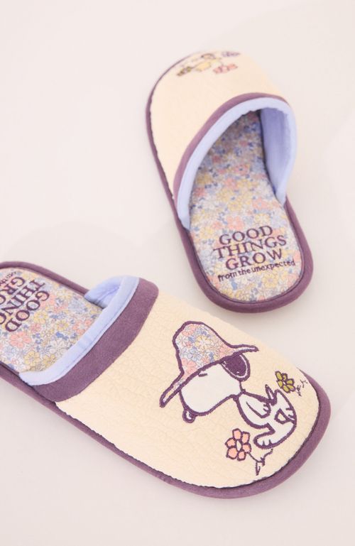 Pantuflas Amarillas Snoopy Blanco Women'Secret