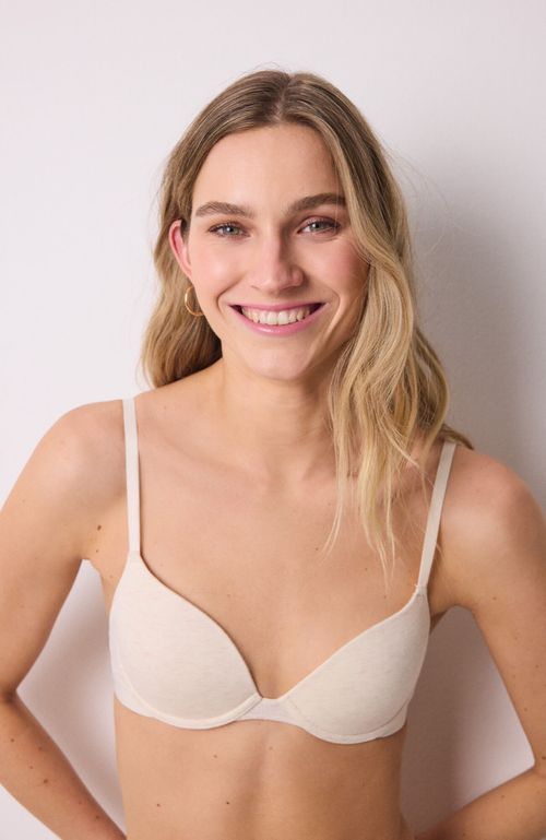 Beautiful Sostén Clásico Algodon Marfil Blanco Women'Secret