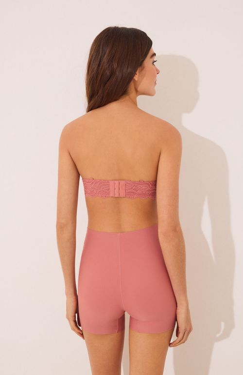 Pantalón Corto Microfibra Invisible Rosa Rosado Women'Secret