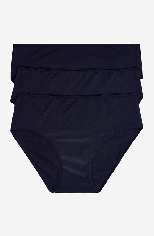 Pack 3 Calzones Culotte De Microfibra Negro Women'Secret