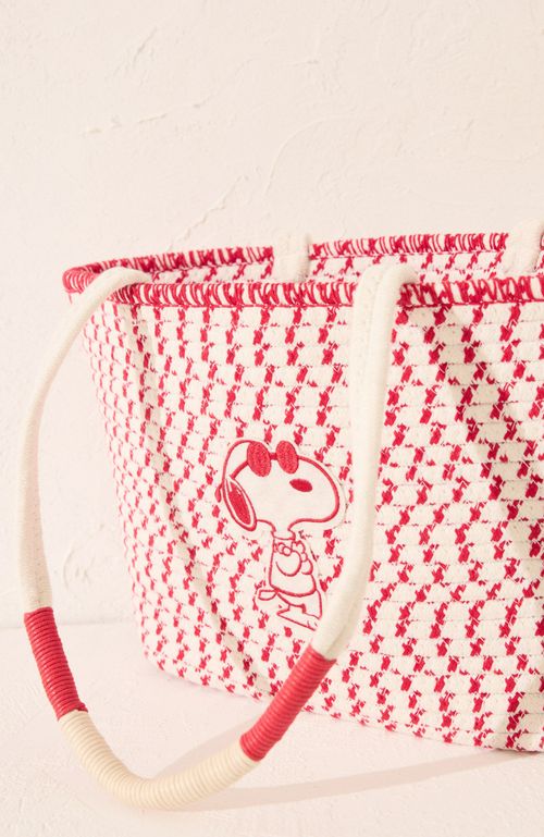 Bolso Mediano Shoper Snoopy Blanco Women'Secret