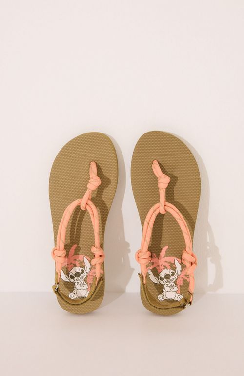 Sandalias Lilo & Stitch Cuerda Verde Oliva Women'Secret