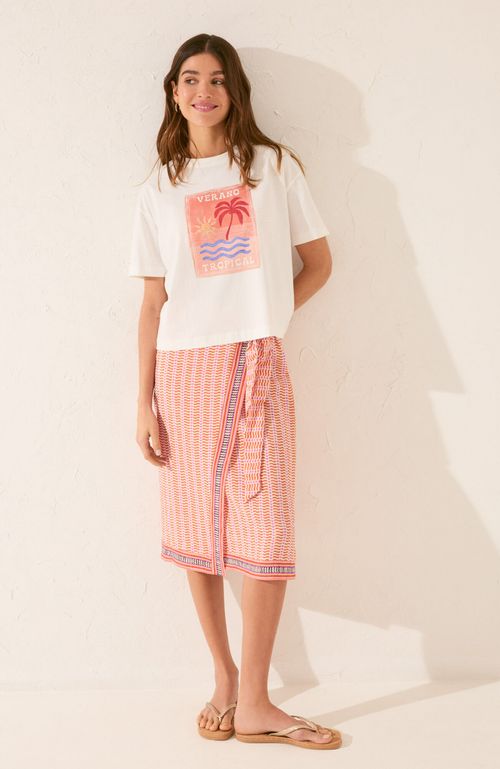 Polera Boxy 100% Algodón Blanco Women'Secret