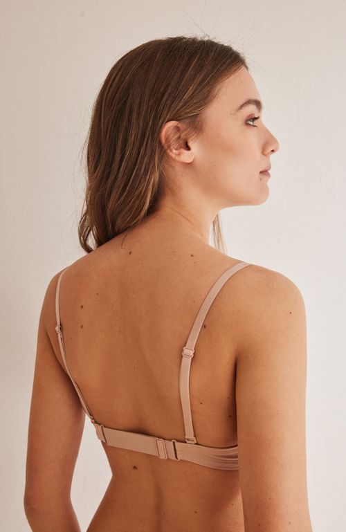 Sostén Clever Con Relleno Beige Women'Secret