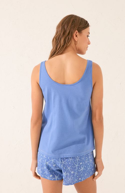 Pijama Tirantes Azul Marino Garfield Azul Women'Secret