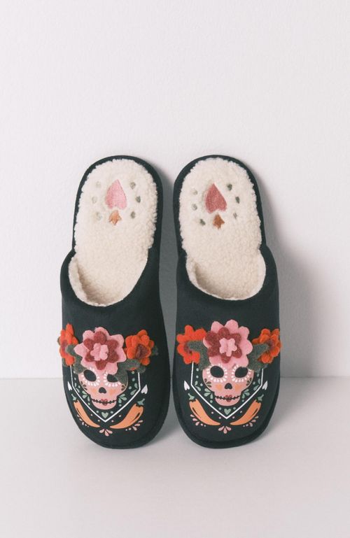 Pantuflas Print 3D Calaveras Mexicanas Women'Secret