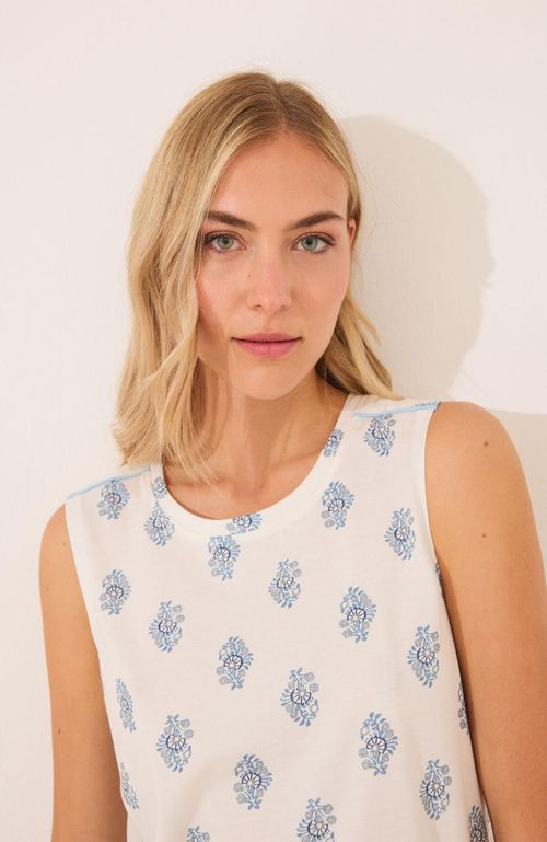 Pijama Corto Tirantes Algodón Paisley Women'Secret