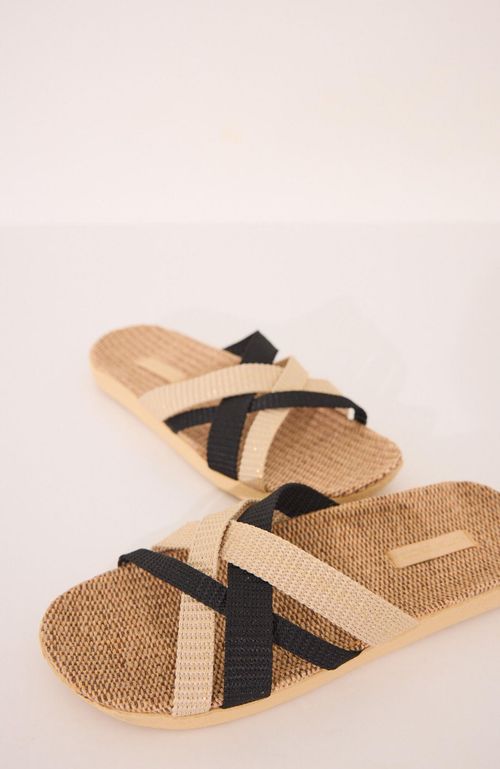 Sandalias Rafia Tiras Cruzadas Women'Secret