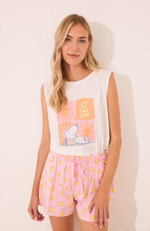 Pijama Corto Algodón Snoopy Soles Women'Secret